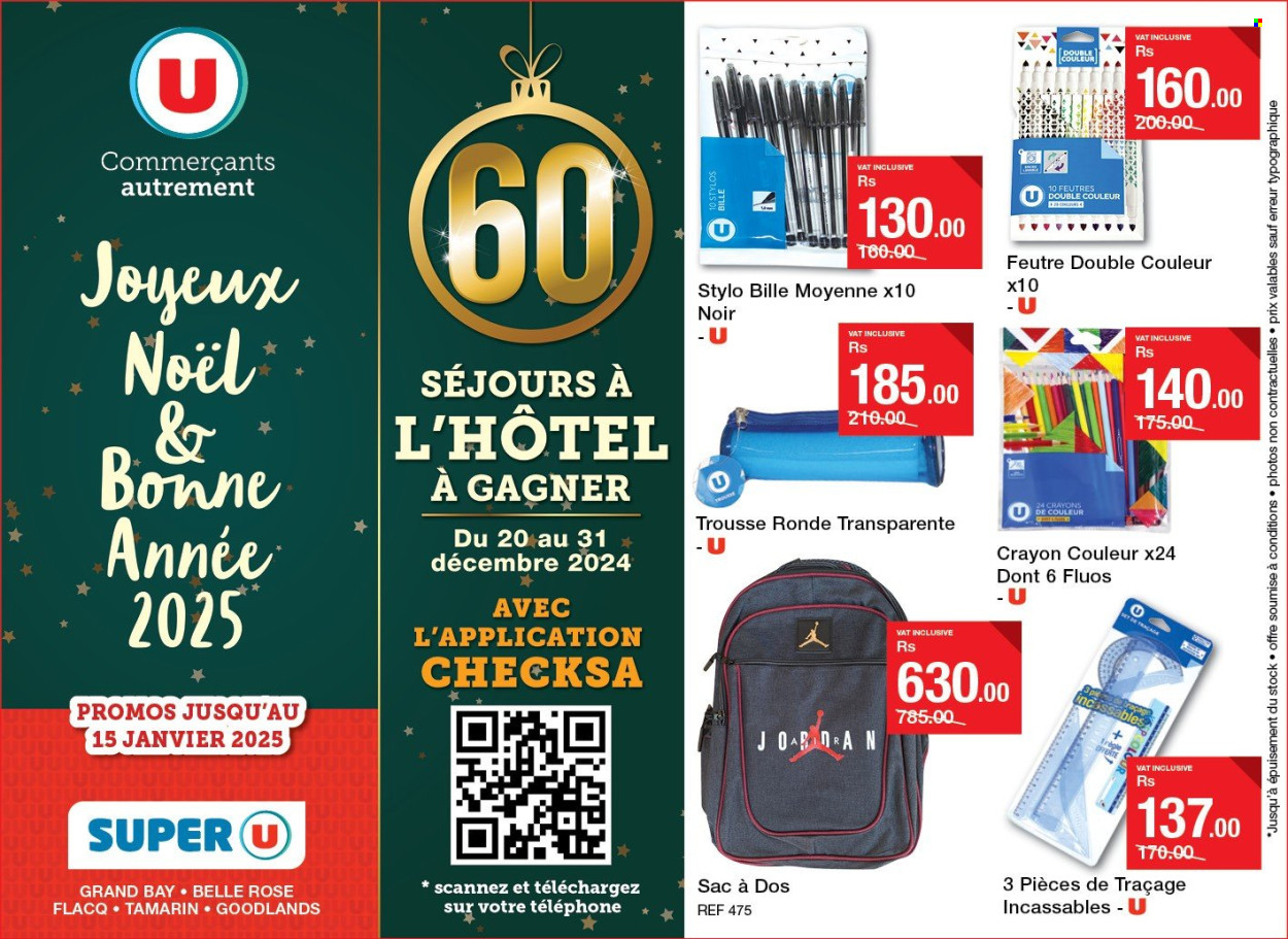 Super U catalogue - 22.12.2024 - 15.01.2025. Page 1