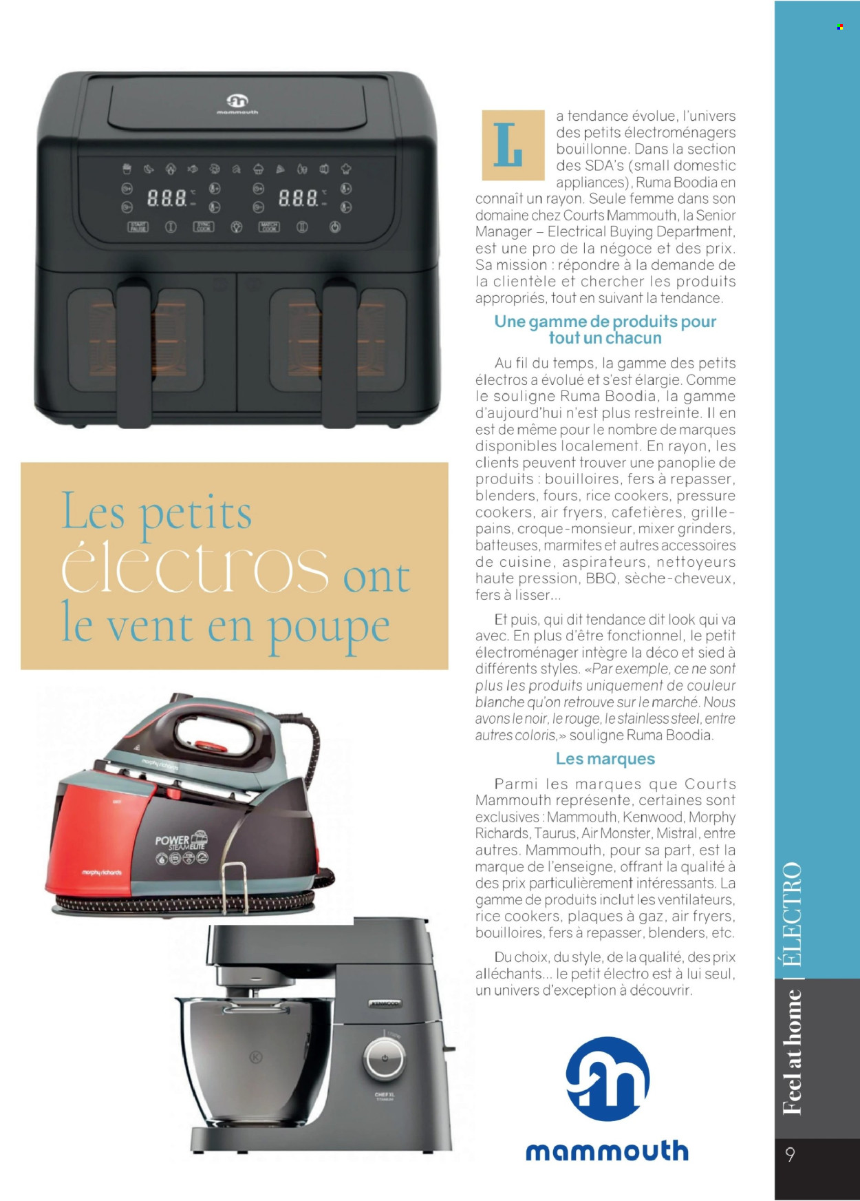 Courts Mammouth catalogue. Page 9