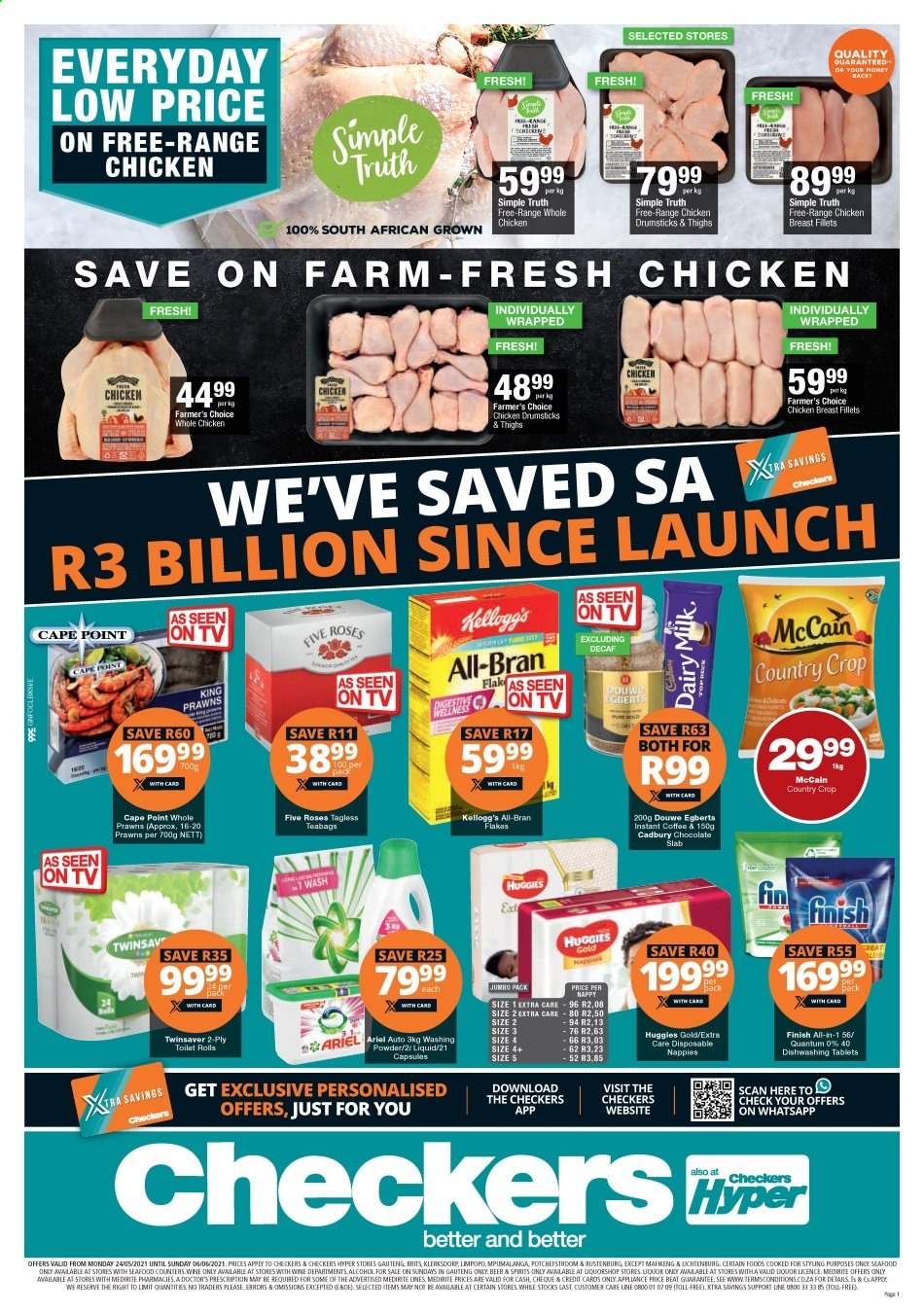 Checkers specials - 24/05/2021 - 06/06/2021. Page 1