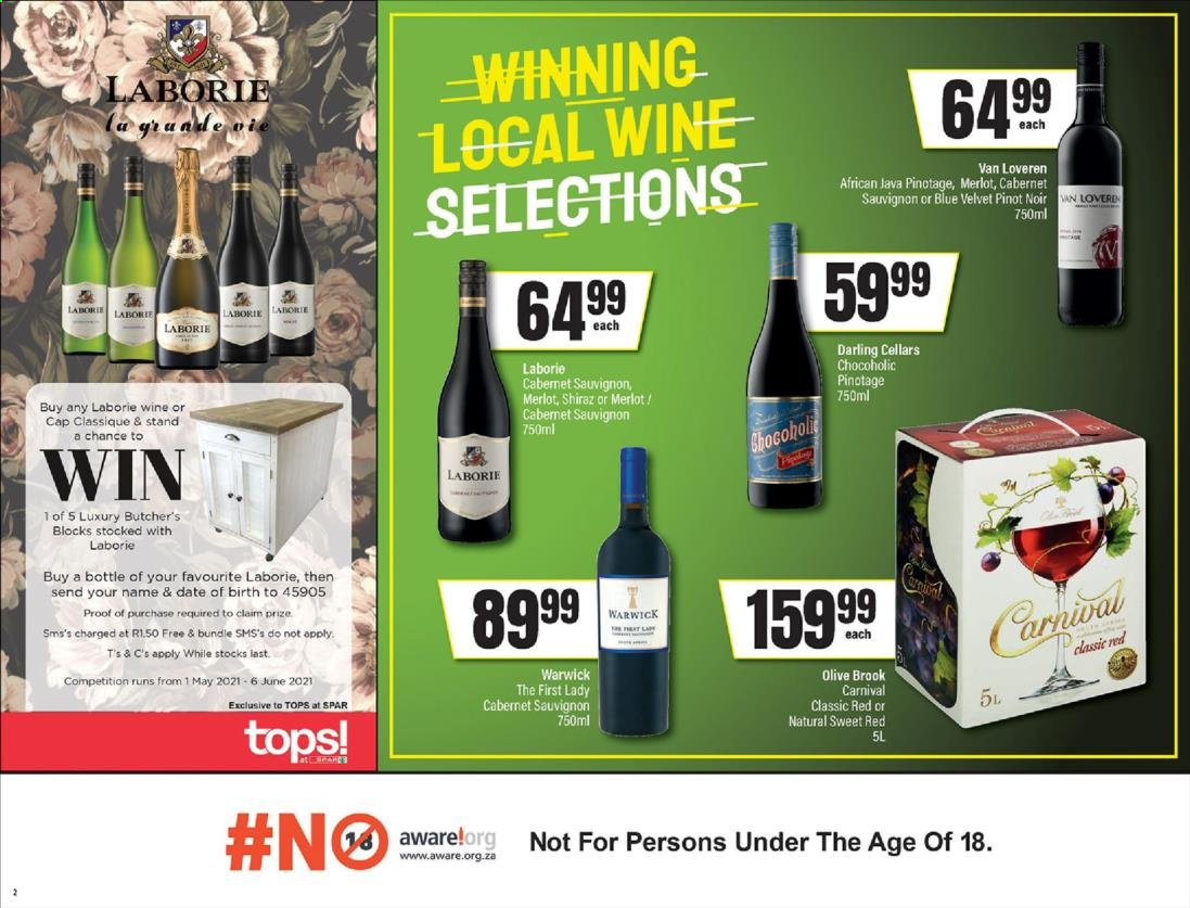 TOPS at SPAR specials - 25/05/2021 - 06/06/2021. Page 2