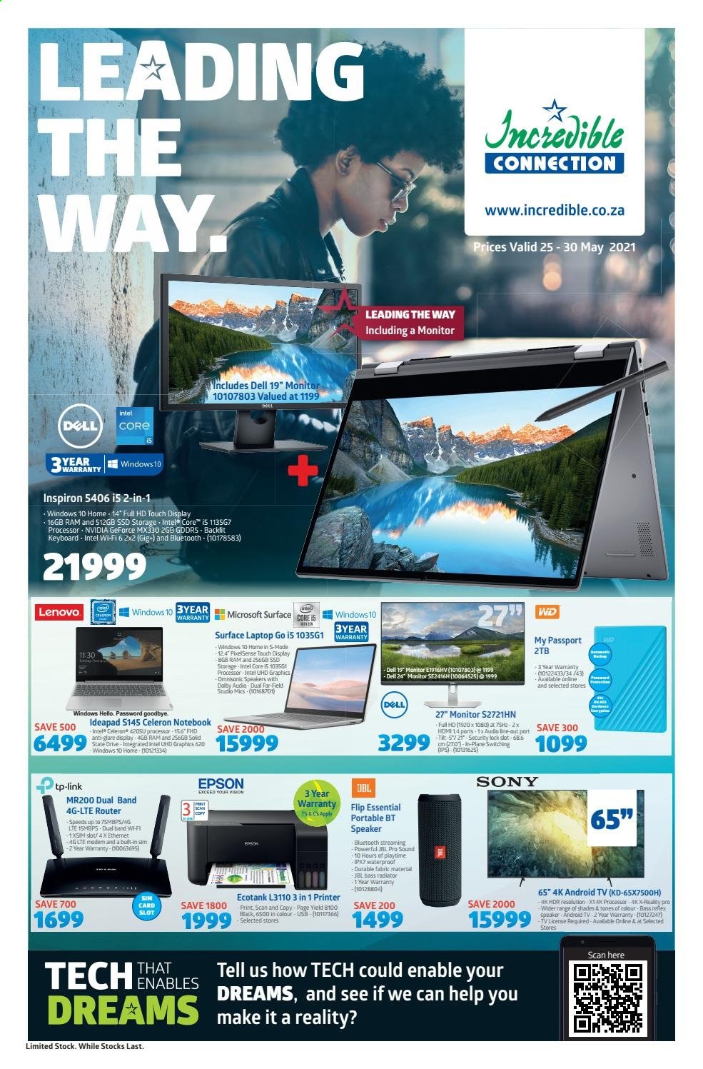 Incredible Connection specials - 25/05/2021 - 30/05/2021. Page 1