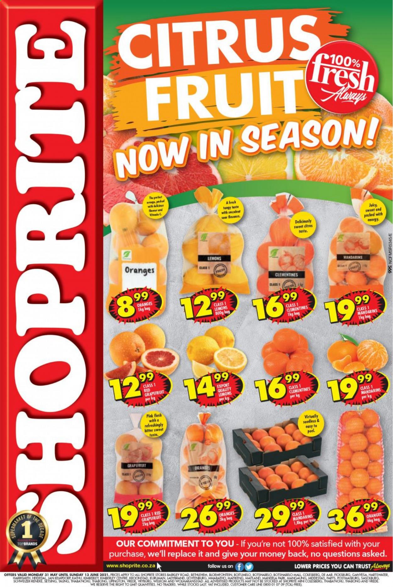 Shoprite specials - 31/05/2021 - 13/06/2021. Page 1