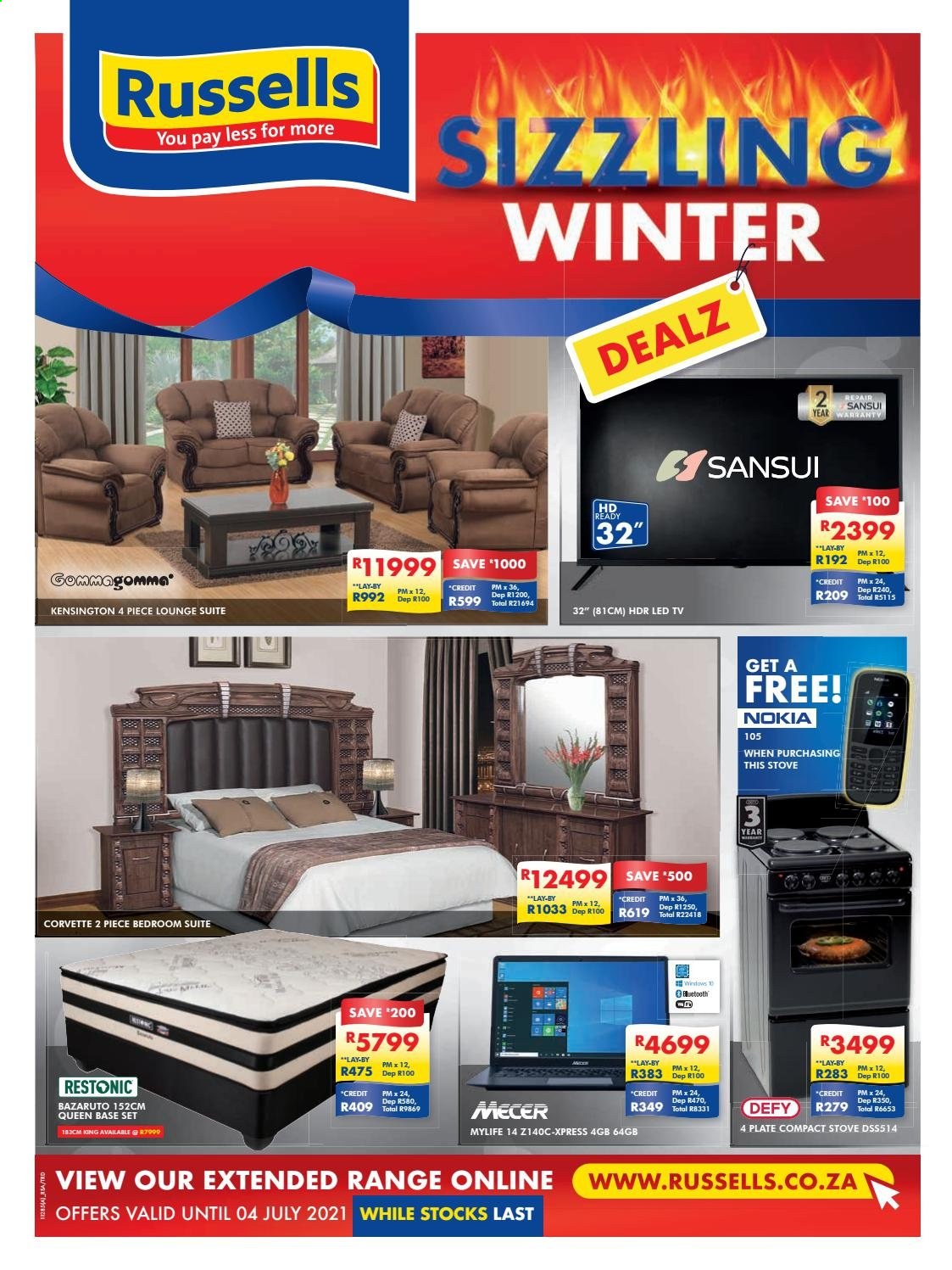 Russells specials - 01/06/2021 - 04/07/2021. Page 1