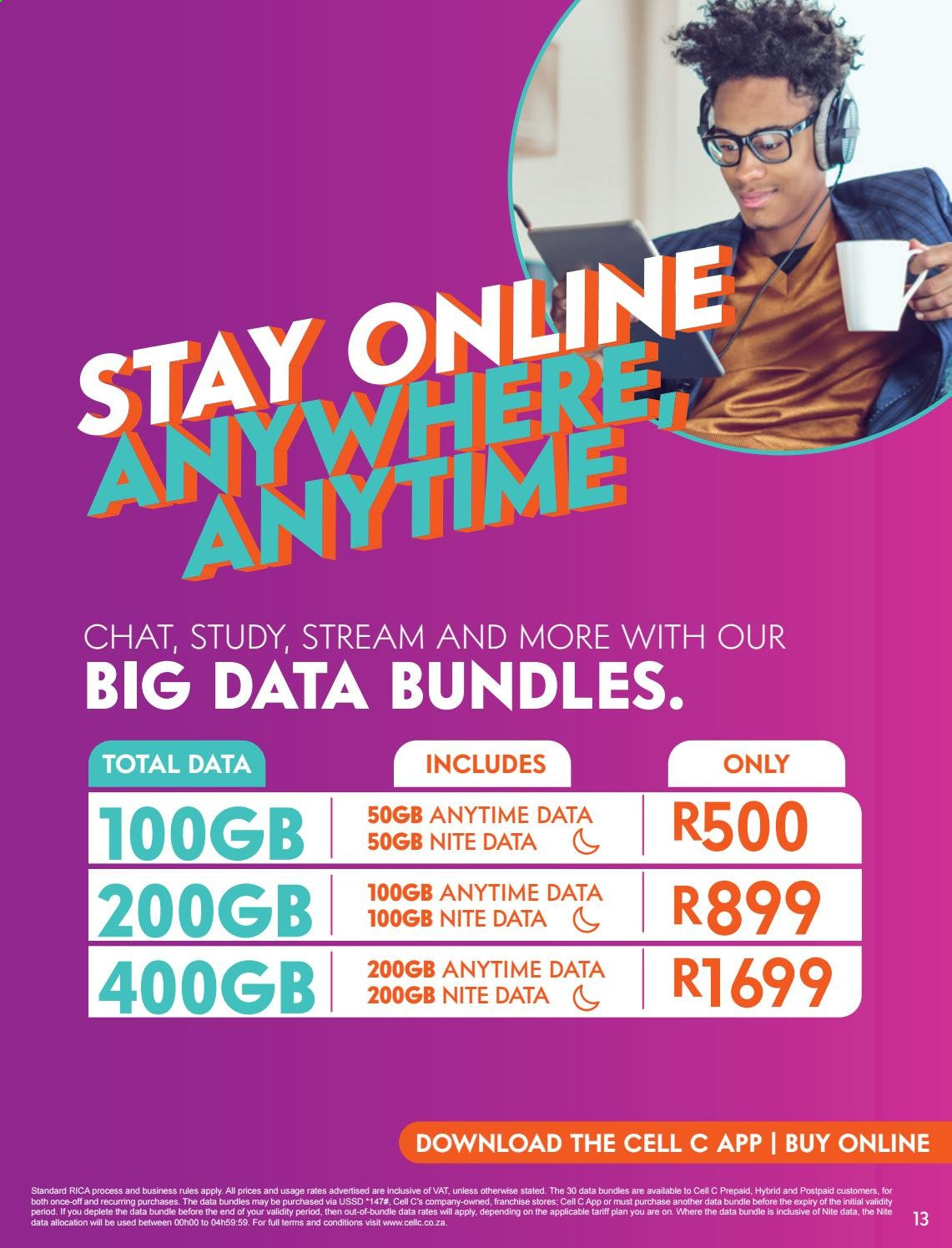 Cell C Specials  - 01/06/2021 - 12/07/2021. Page 13.