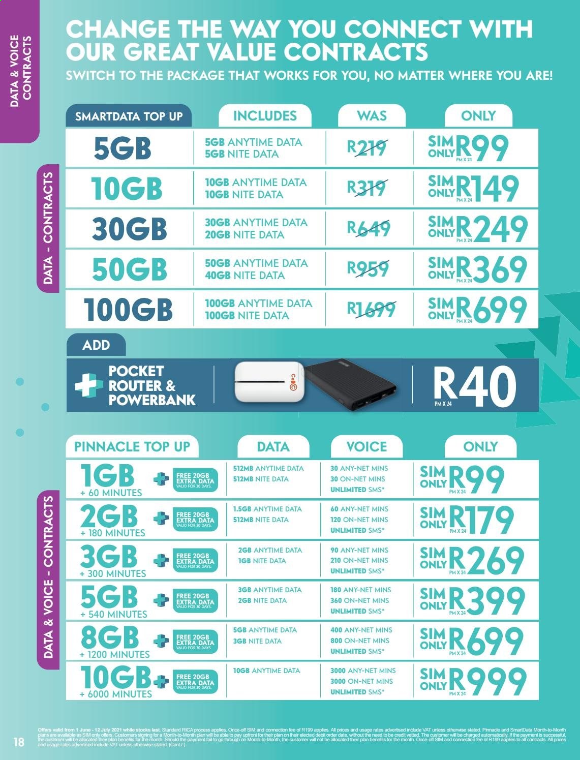 Cell C specials - 01/06/2021 - 12/07/2021. Page 18