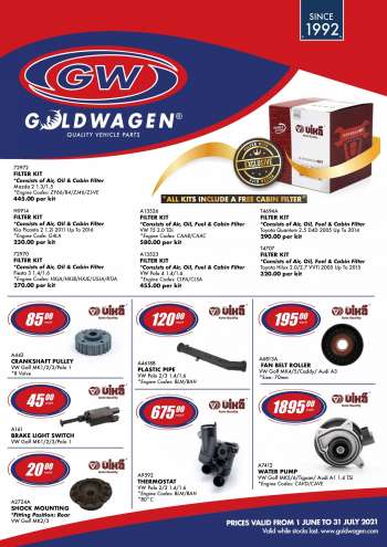 Goldwagen catalogue  - 06.01.2021 - 07.31.2021.