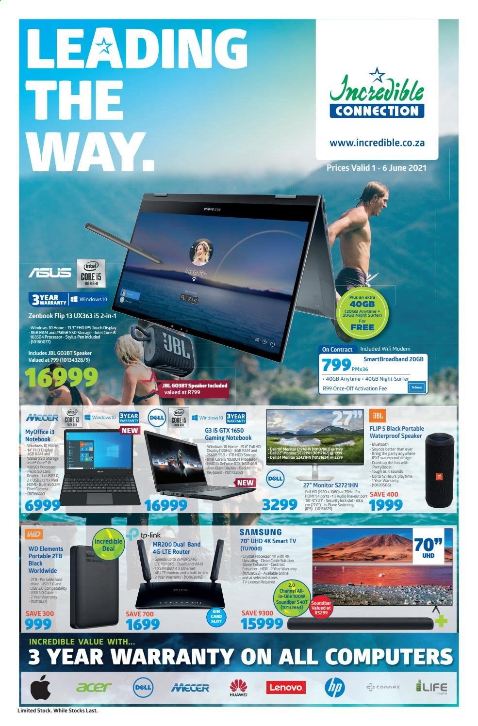 Incredible Connection specials - 01/06/2021 - 06/06/2021. Page 1