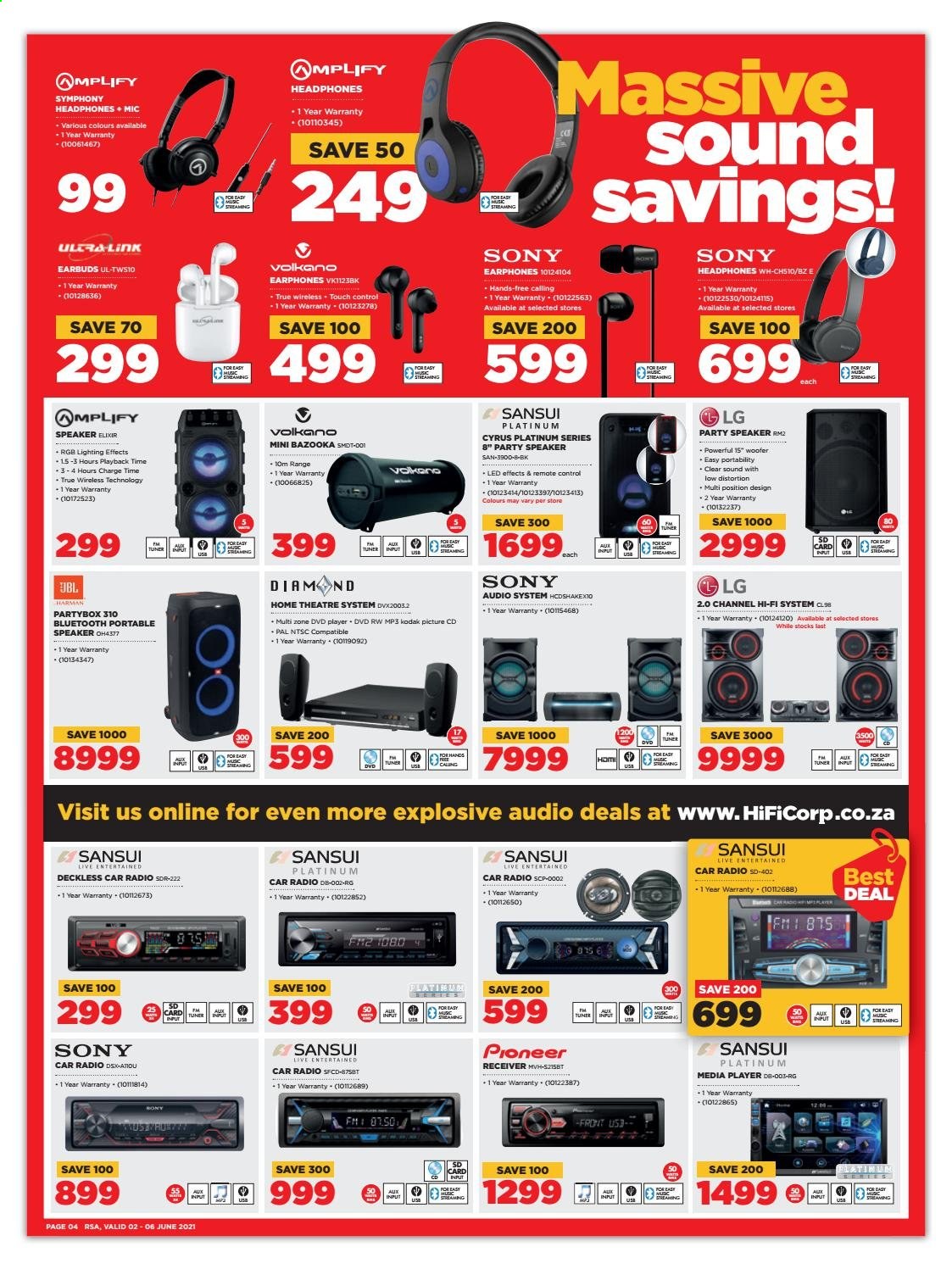 HiFi Corp specials - 02/06/2021 - 06/06/2021. Page 4