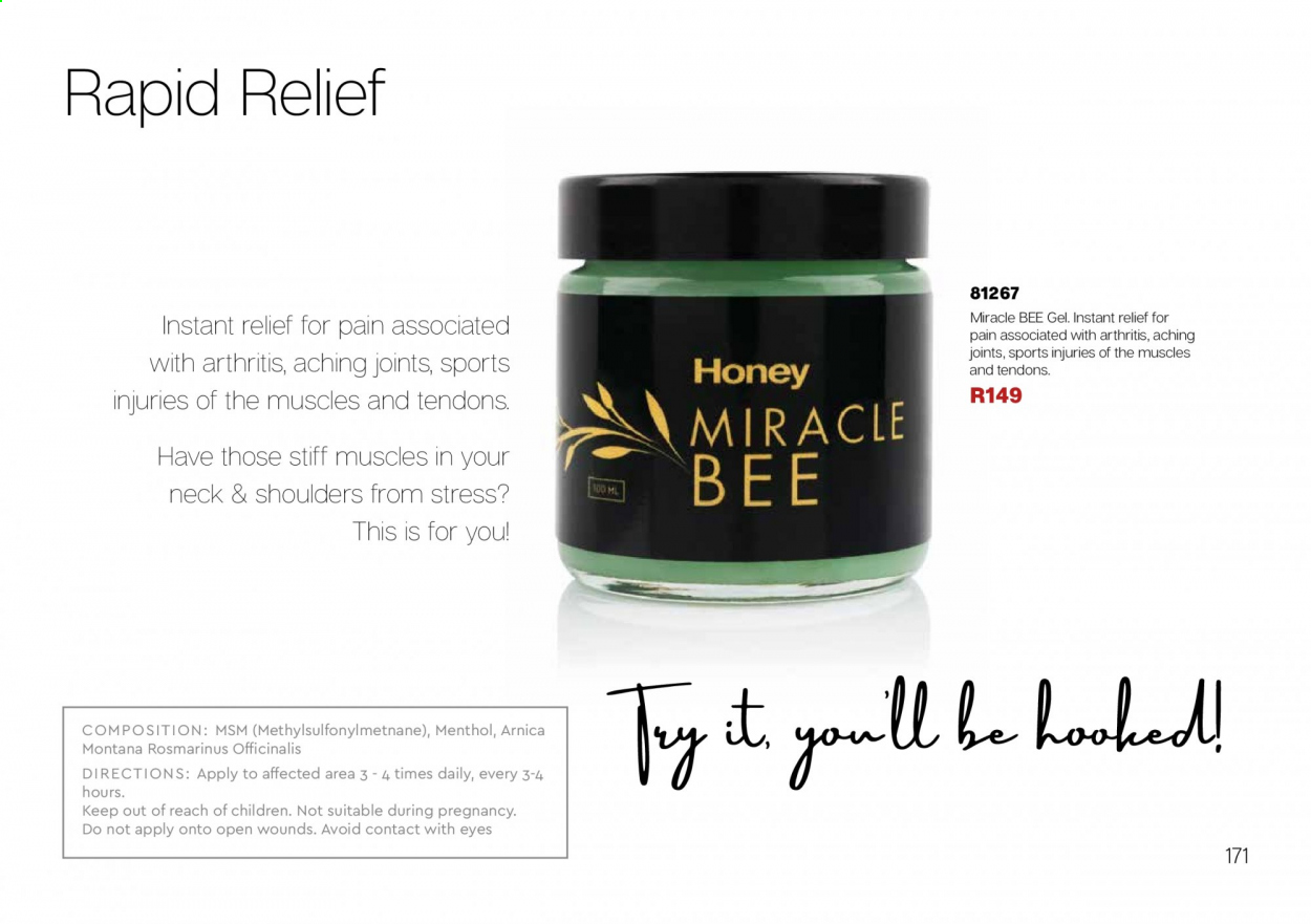 Honey specials. Page 173