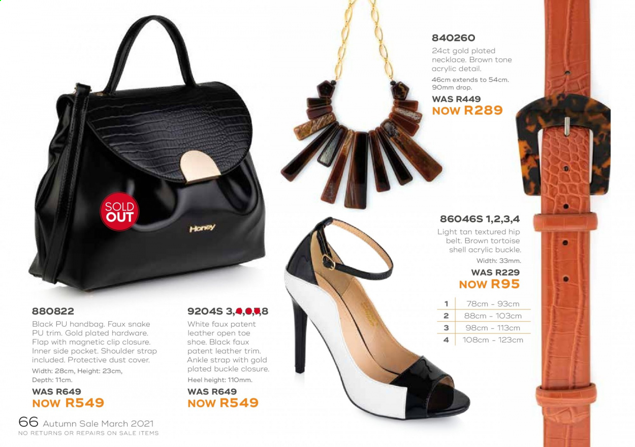 Honey specials. Page 68