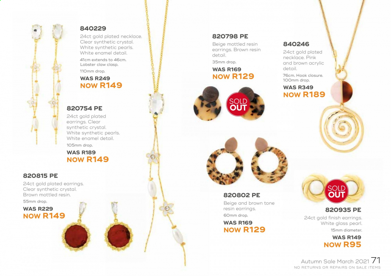 Honey specials. Page 73