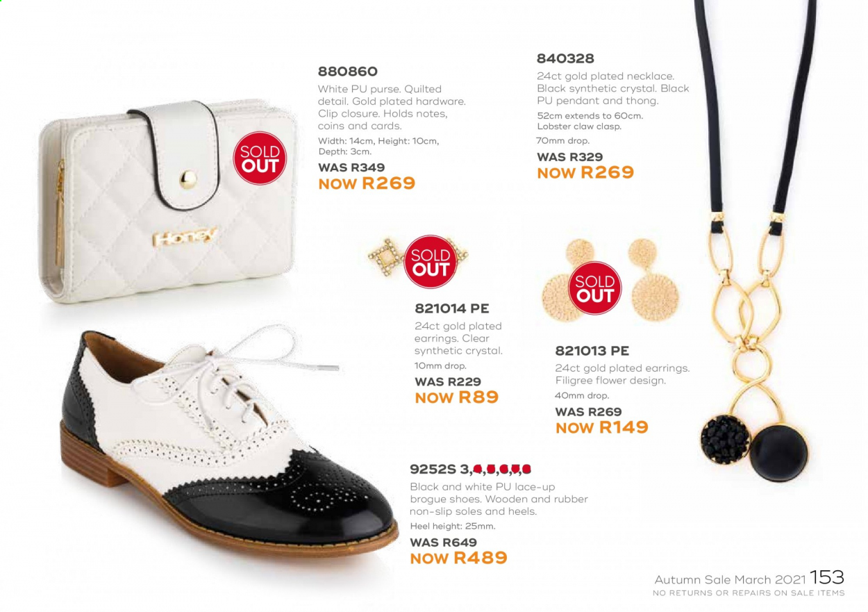 Honey specials. Page 155