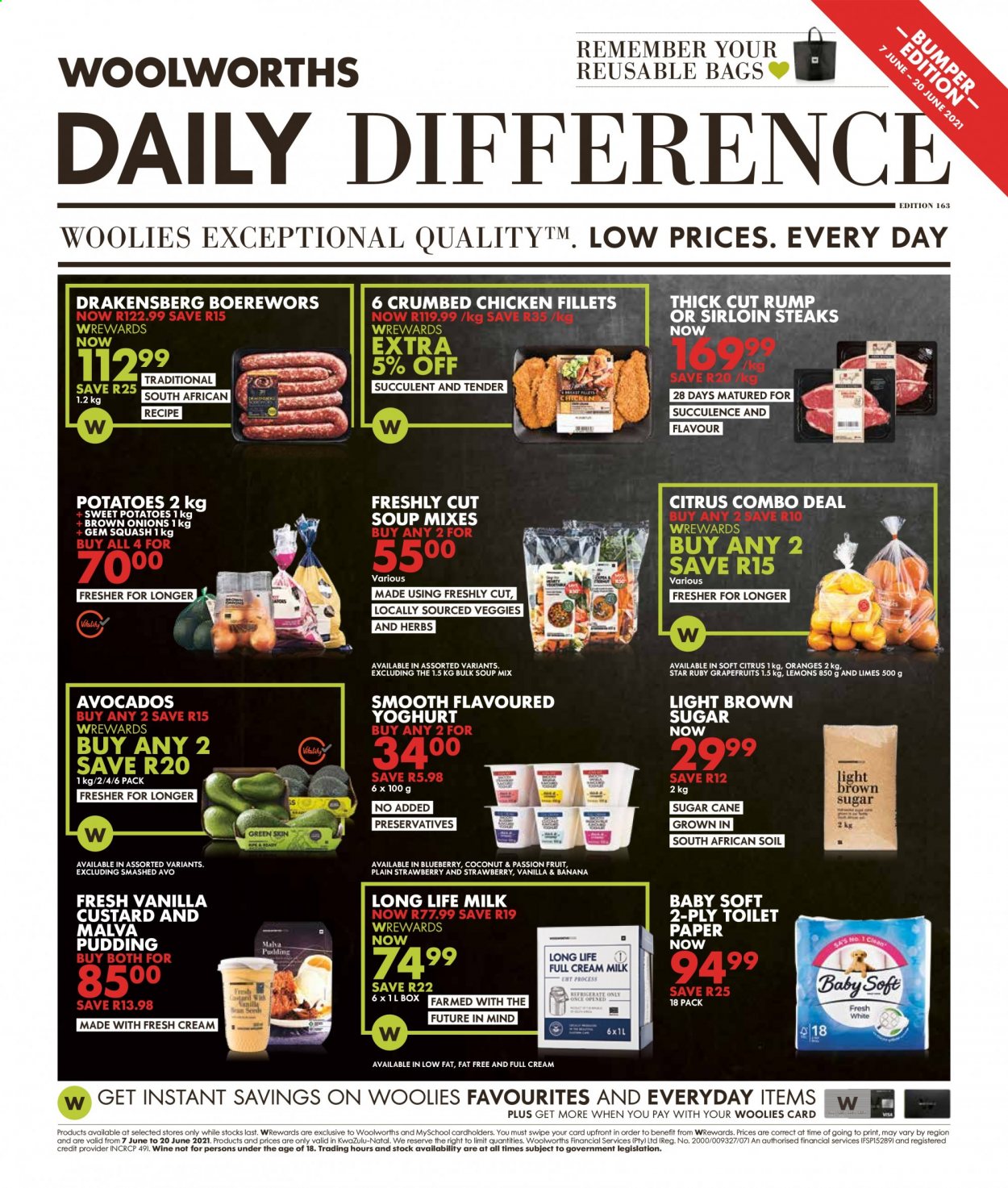 Woolworths specials - 07/06/2021 - 20/06/2021. Page 1
