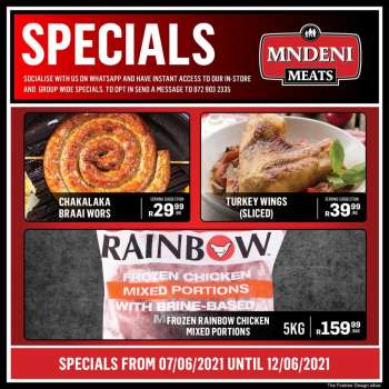 Mndeni Meats catalogue  - 06.07.2021 - 06.12.2021.