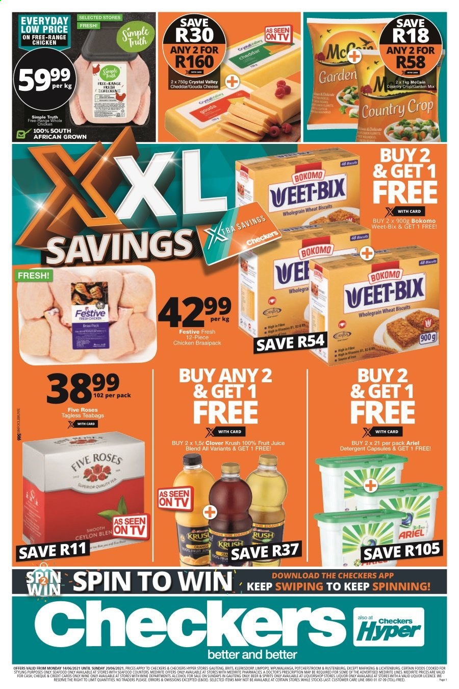 Checkers specials - 14/06/2021 - 20/06/2021. Page 1