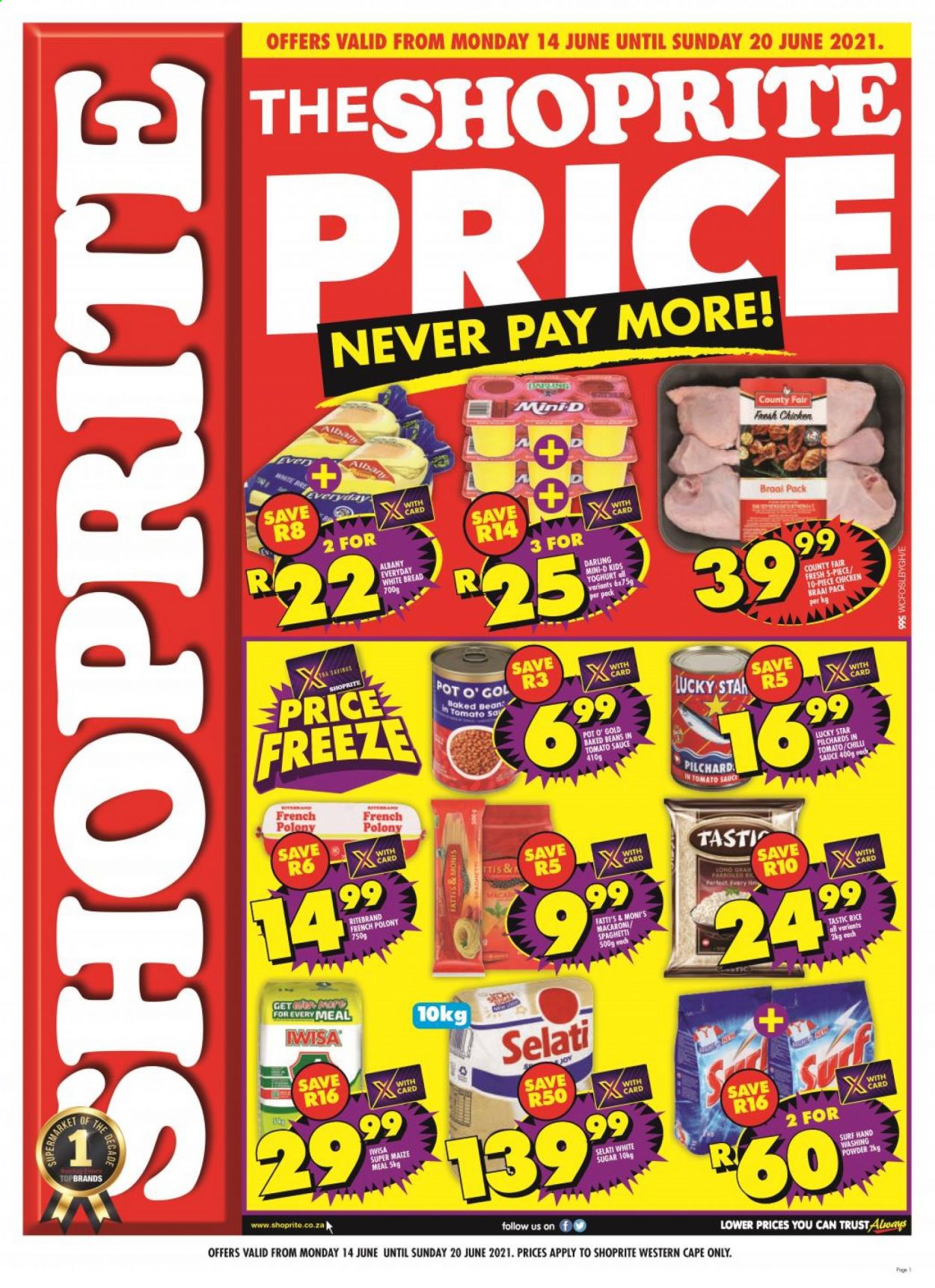 Shoprite specials - 14/06/2021 - 20/06/2021. Page 1