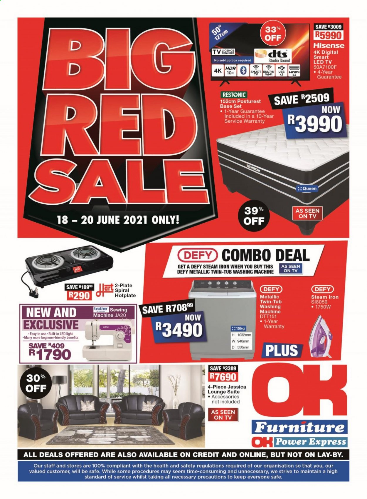 OK Furniture specials - 18/06/2021 - 20/06/2021. Page 1