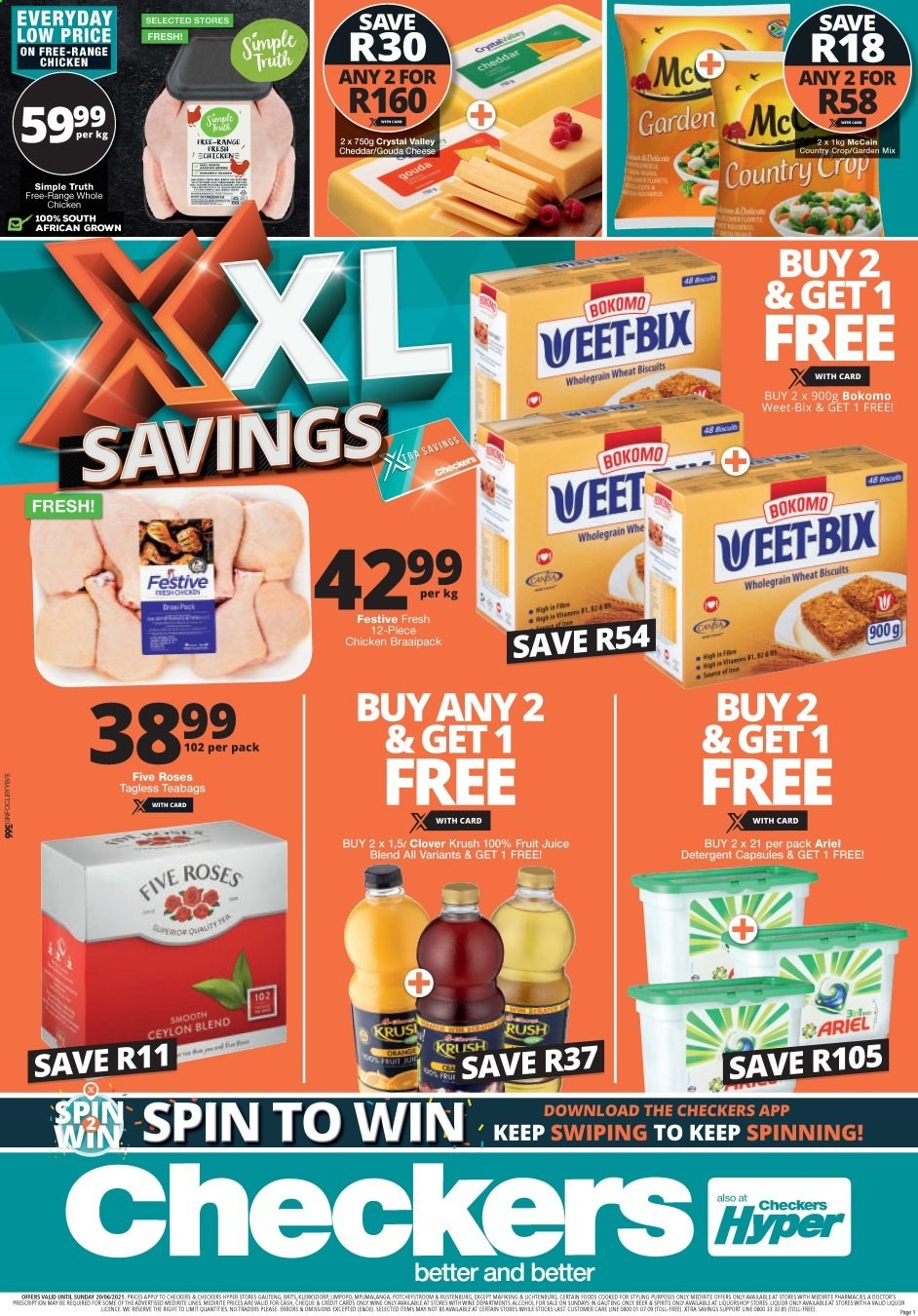 Checkers specials - 17/06/2021 - 20/06/2021. Page 1