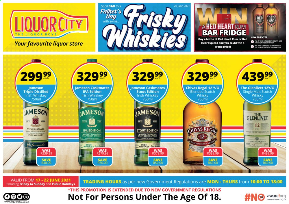 Liquor City specials - 17/06/2021 - 22/06/2021. Page 1