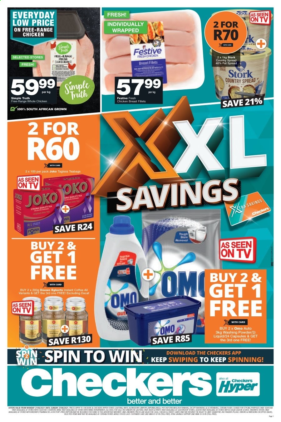 Checkers specials - 21/06/2021 - 27/06/2021. Page 1