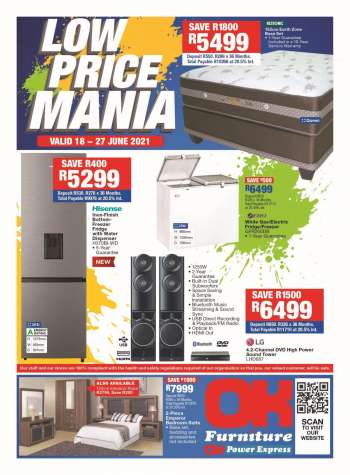 OK Furniture catalogue  - 06.18.2021 - 06.27.2021.