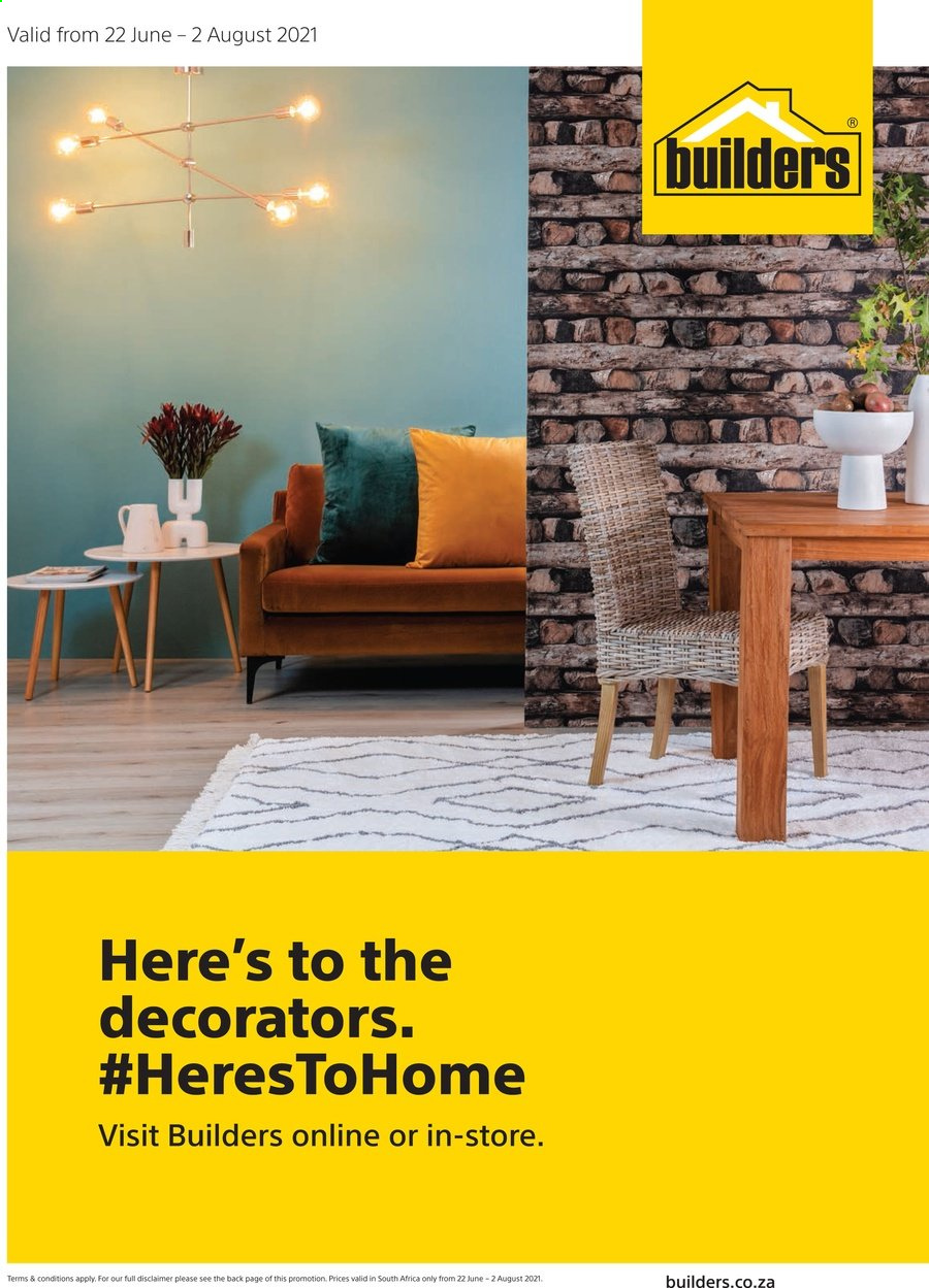 Builders specials - 22/06/2021 - 02/08/2021. Page 1
