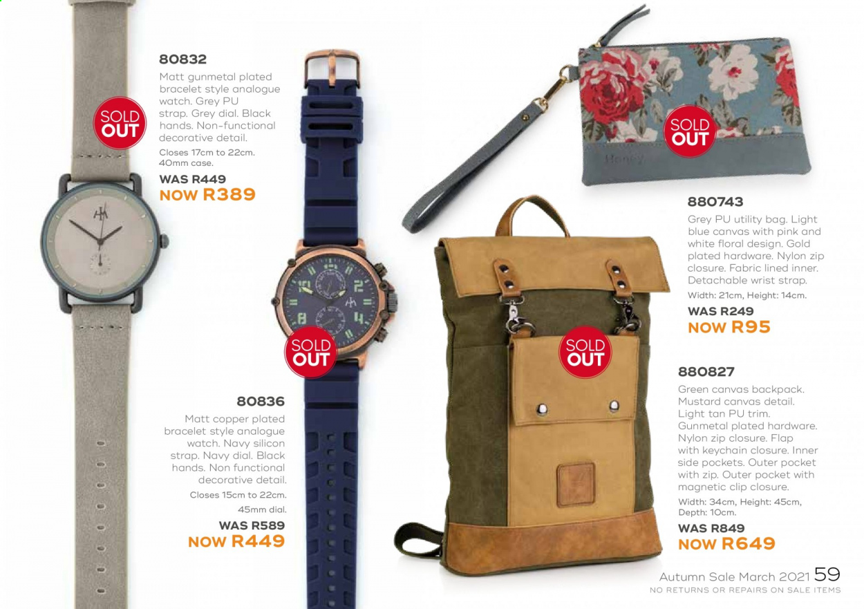 Honey specials. Page 61
