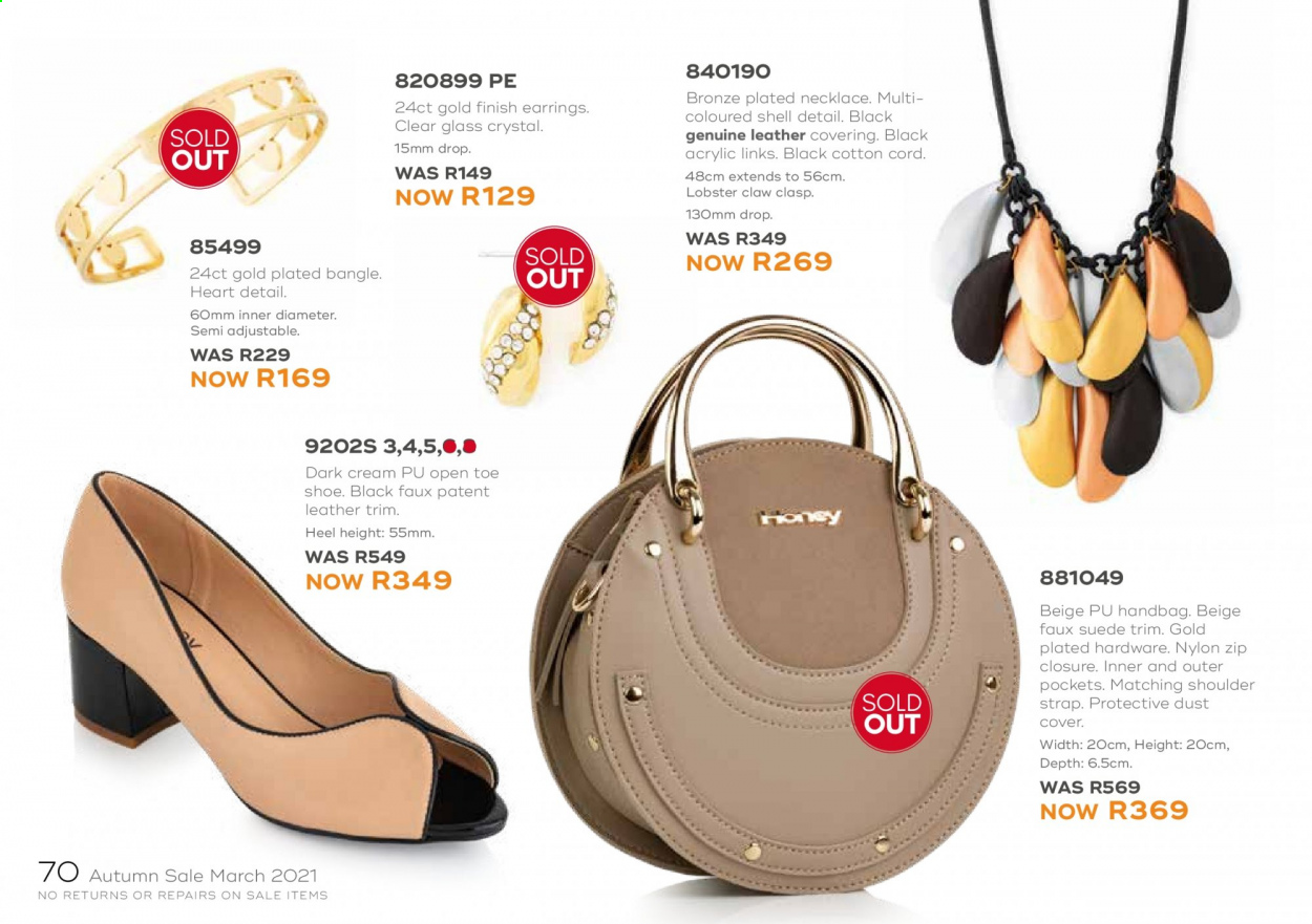 Honey specials. Page 72