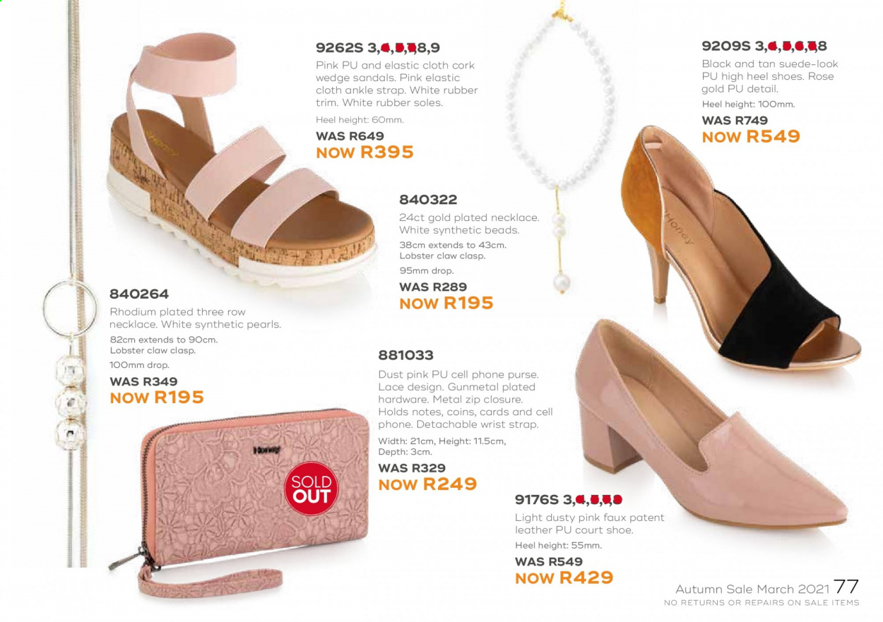 Honey specials. Page 79