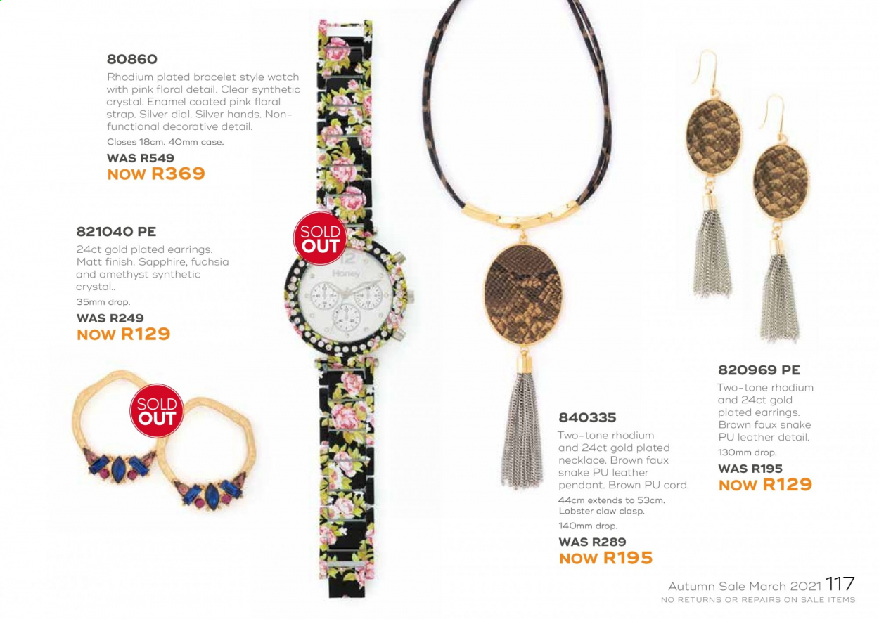 Honey specials. Page 119