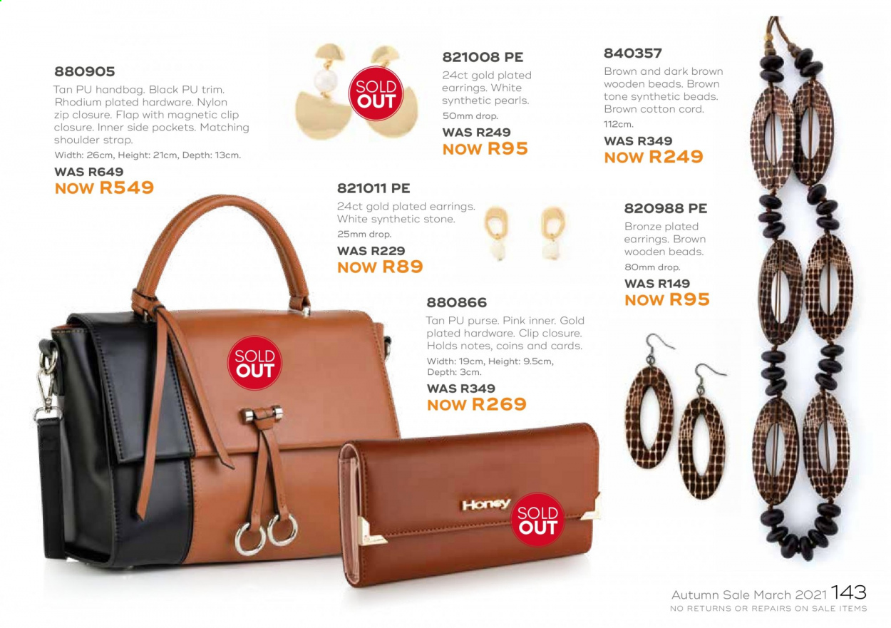 Honey specials. Page 145