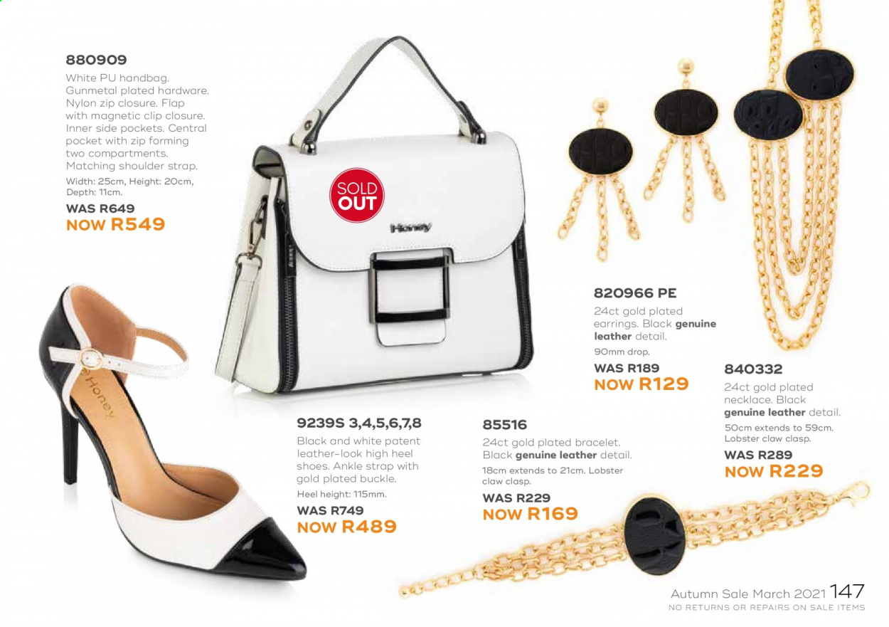 Honey specials. Page 149