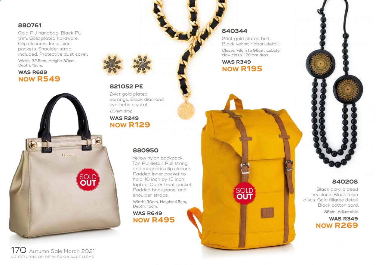 Honey specials. Page 172