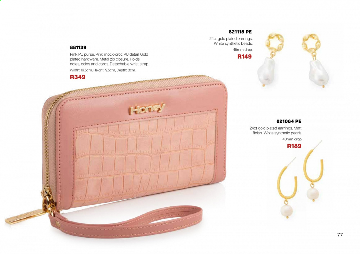 Honey specials. Page 79