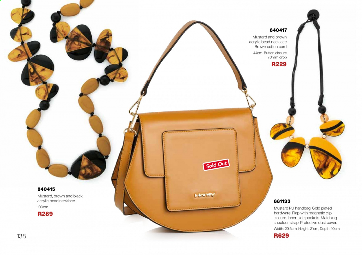Honey specials. Page 140