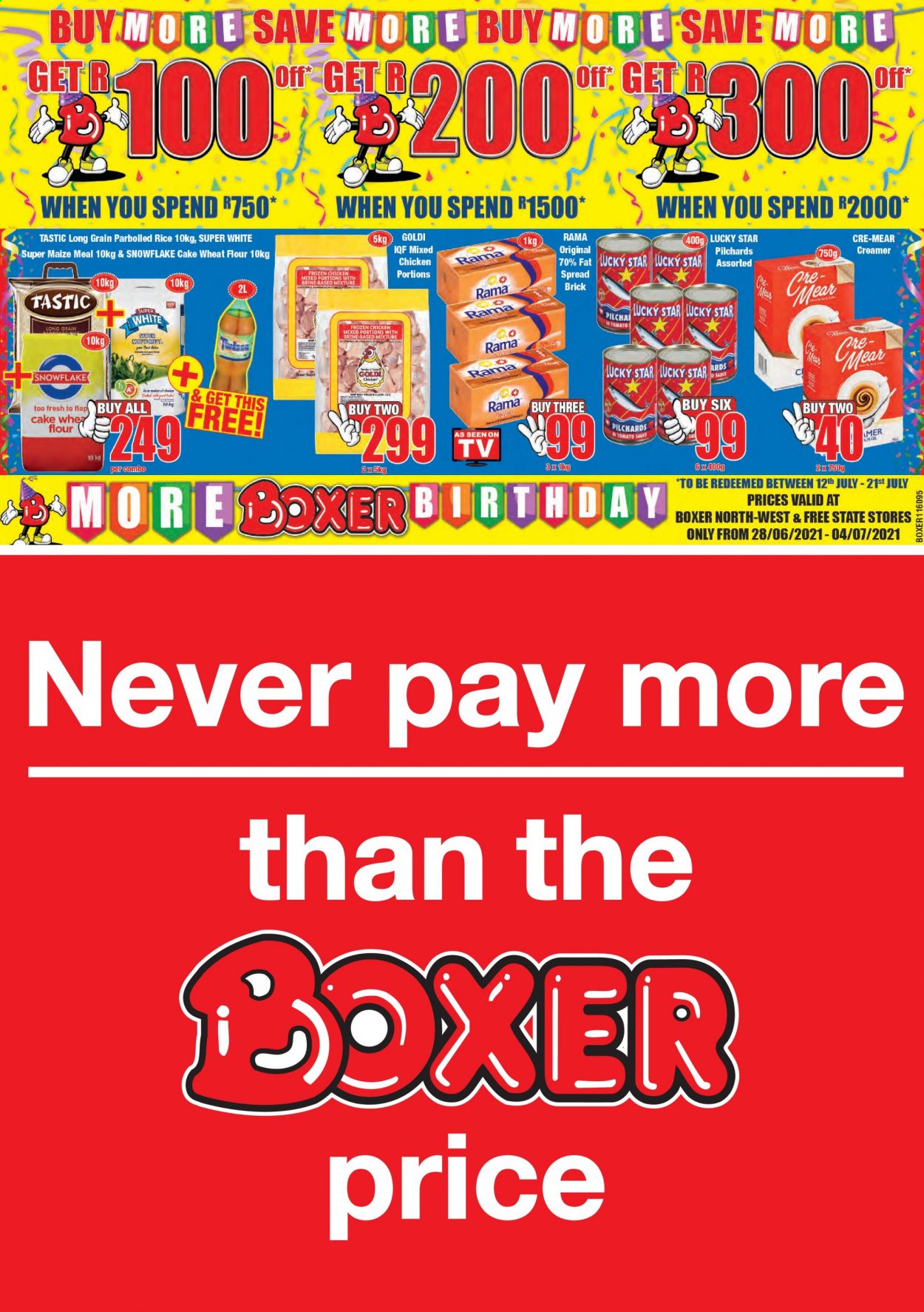 Boxer specials - 28/06/2021 - 28/06/2021. Page 1