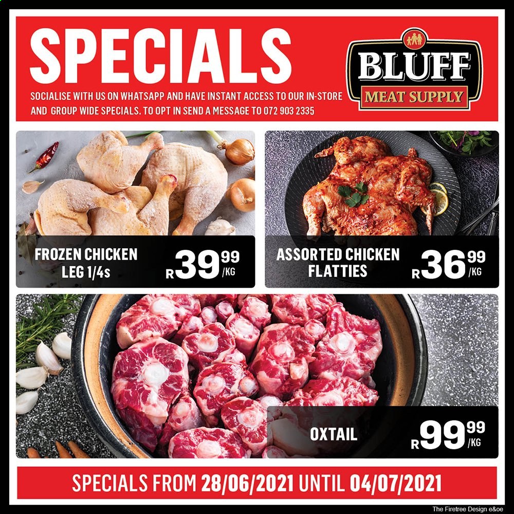 Bluff Meat Supply specials - 28/06/2021 - 04/07/2021. Page 1