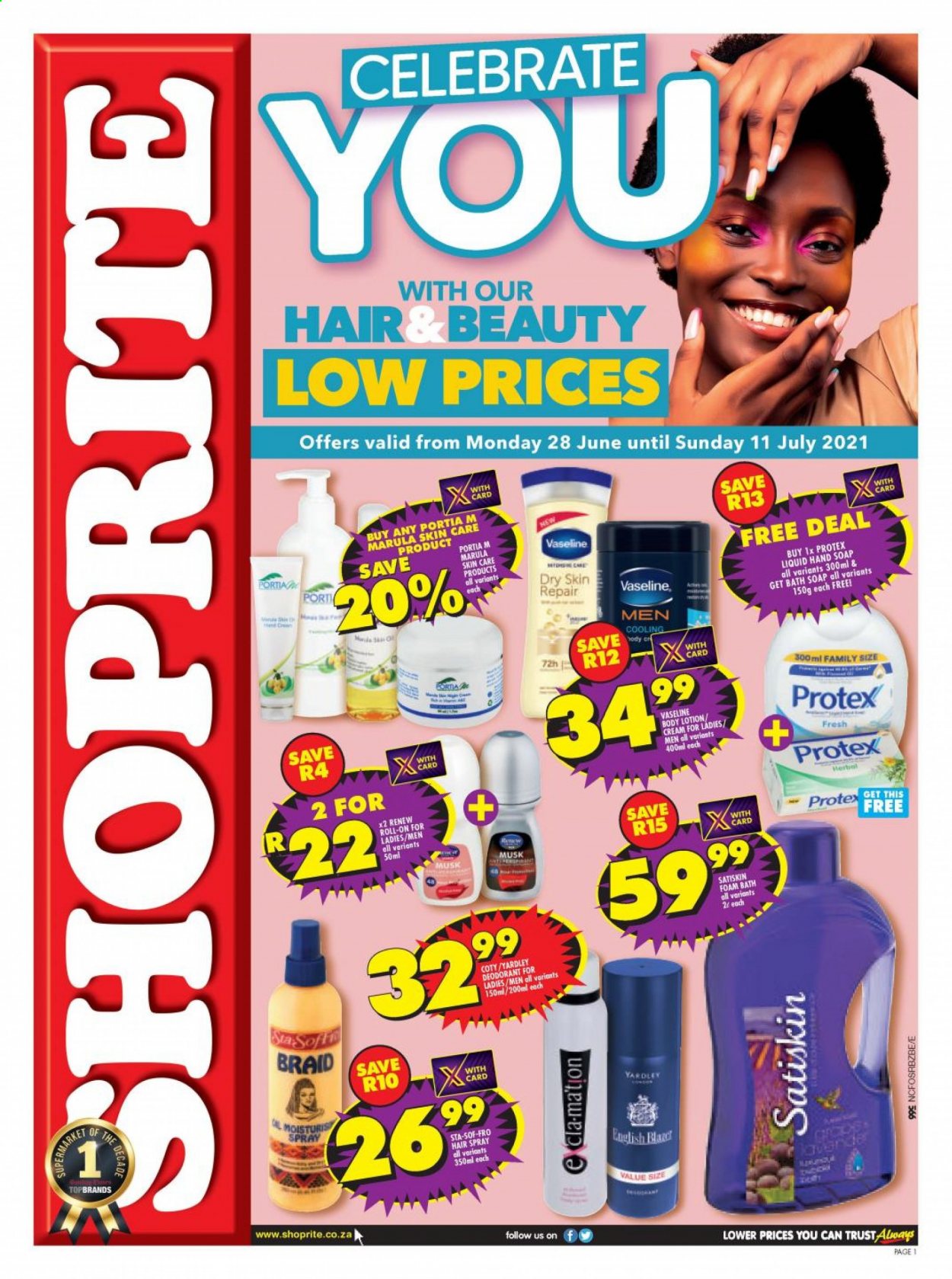 Shoprite specials - 28/06/2021 - 11/07/2021. Page 1