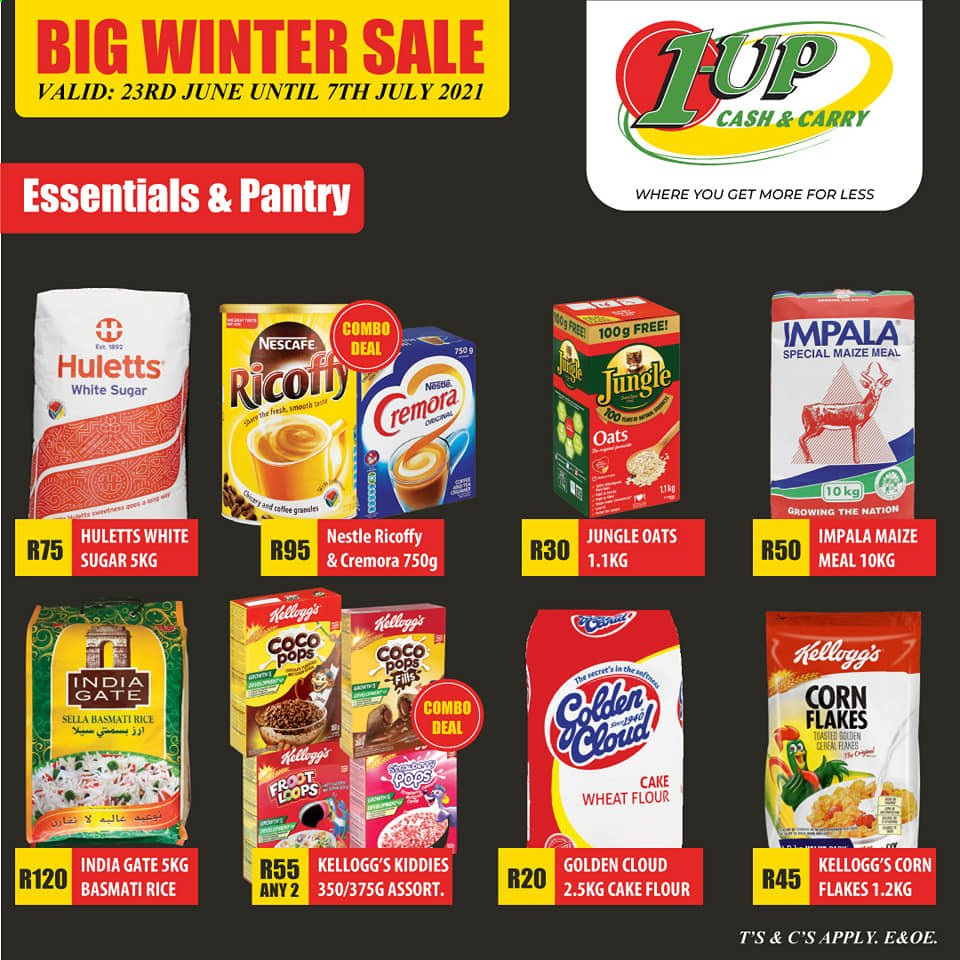1UP Cash & Carry specials - 23/06/2021 - 07/07/2021. Page 1
