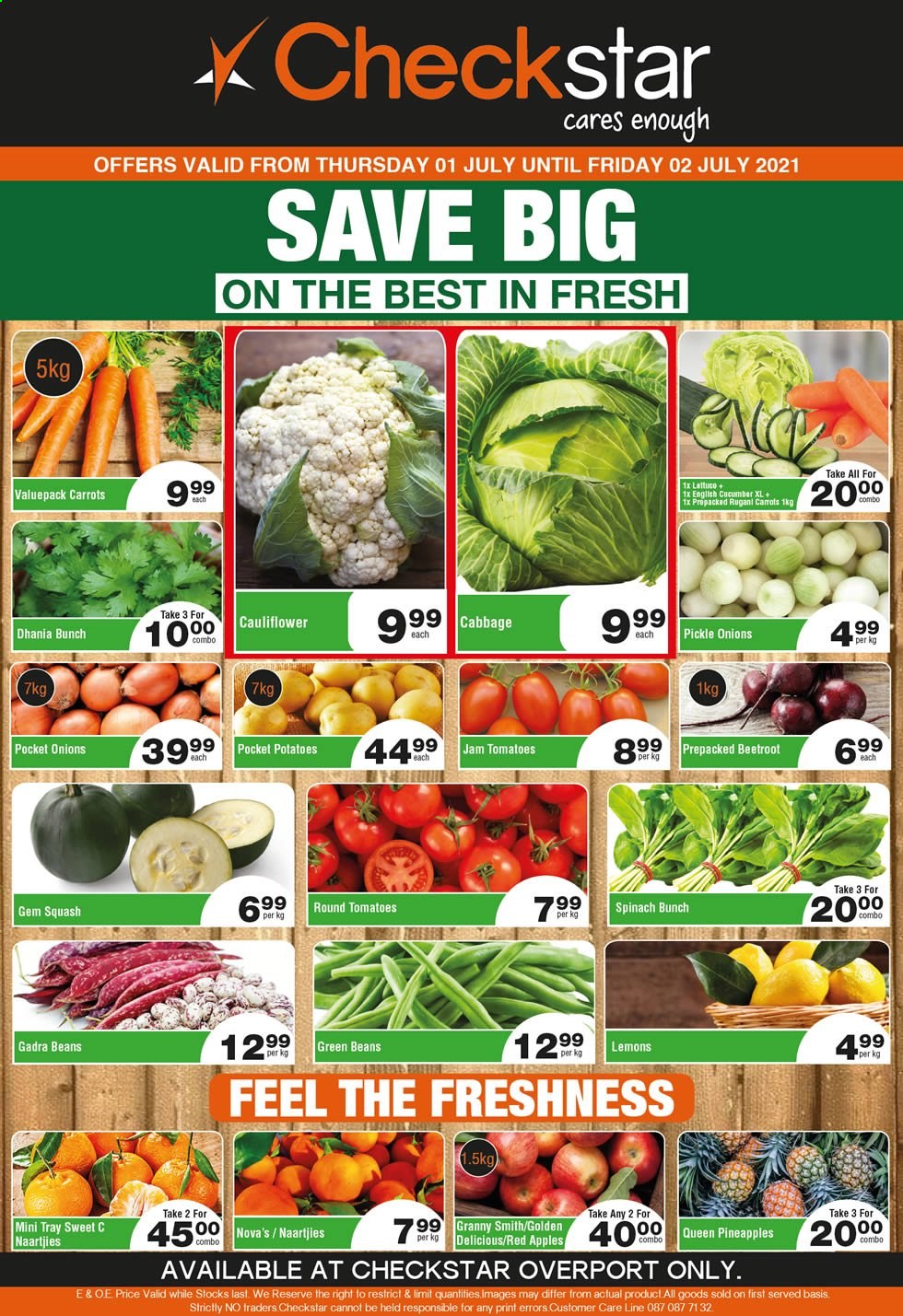 Checkstar specials - 01/07/2021 - 02/07/2021. Page 1