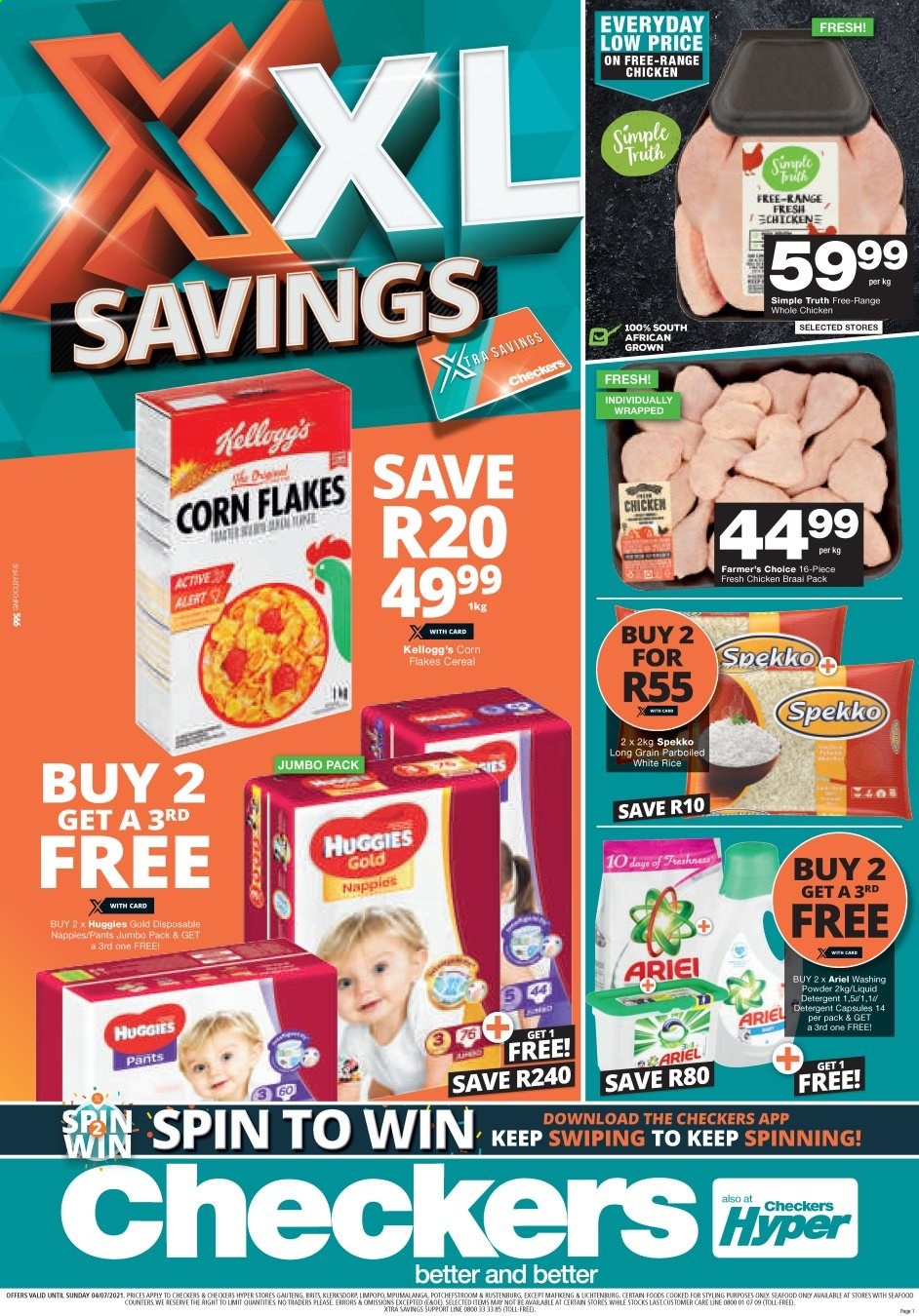 Checkers specials - 01/07/2021 - 04/07/2021. Page 1