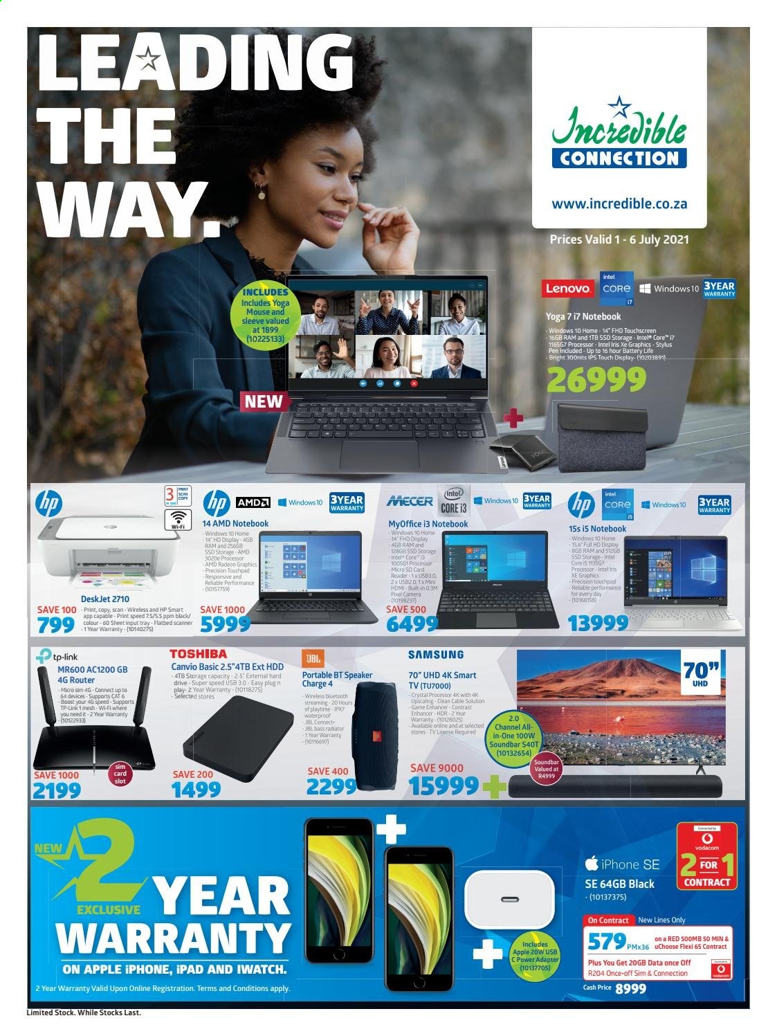 Incredible Connection specials - 01/07/2021 - 06/07/2021. Page 1