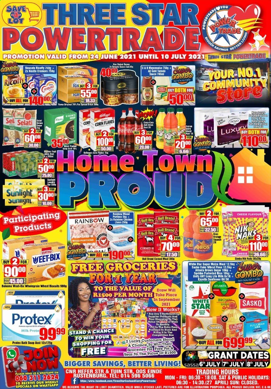 Three Star Cash and Carry specials - 24/06/2021 - 10/07/2021. Page 1