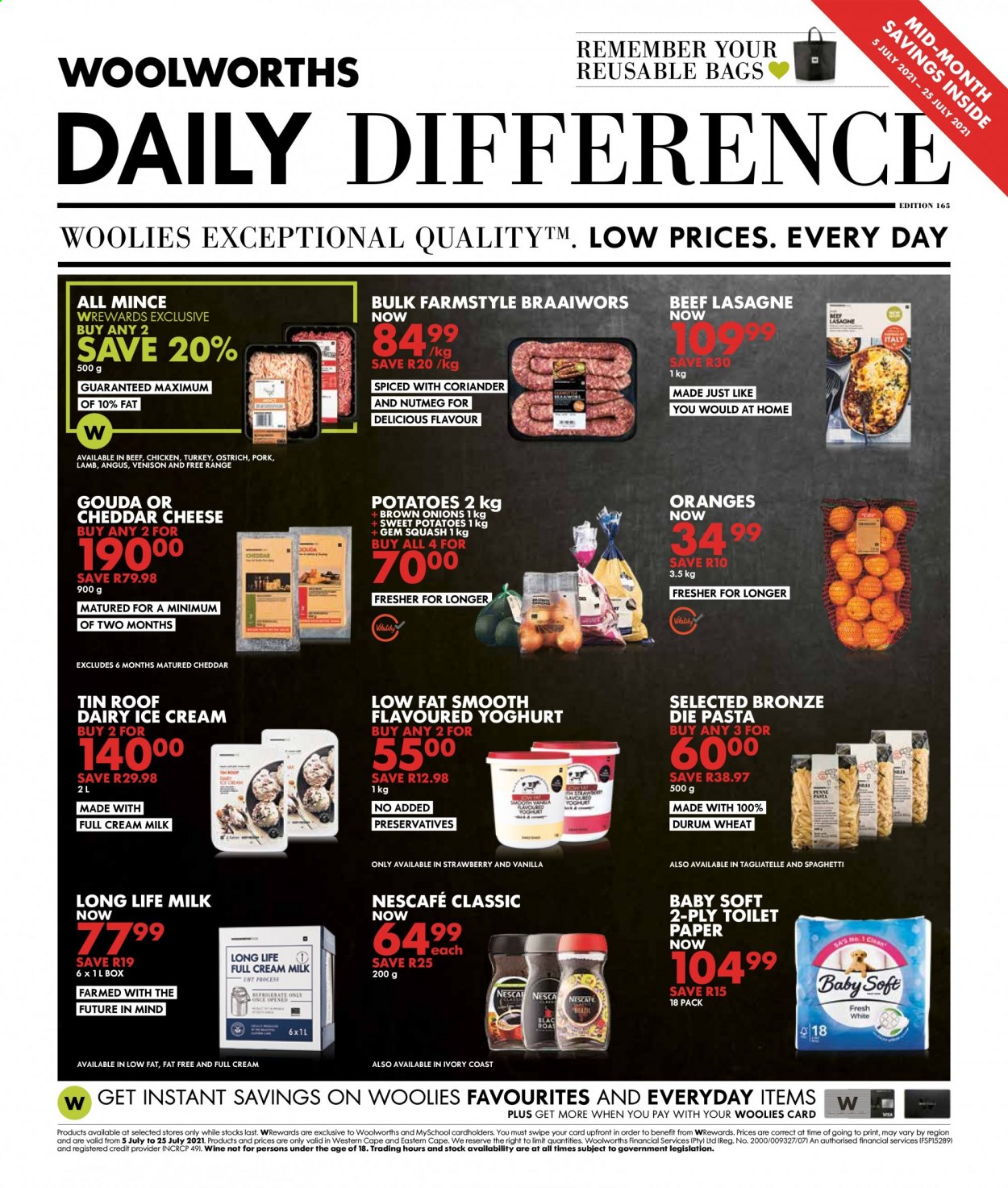 Woolworths specials - 05/07/2021 - 25/07/2021. Page 1