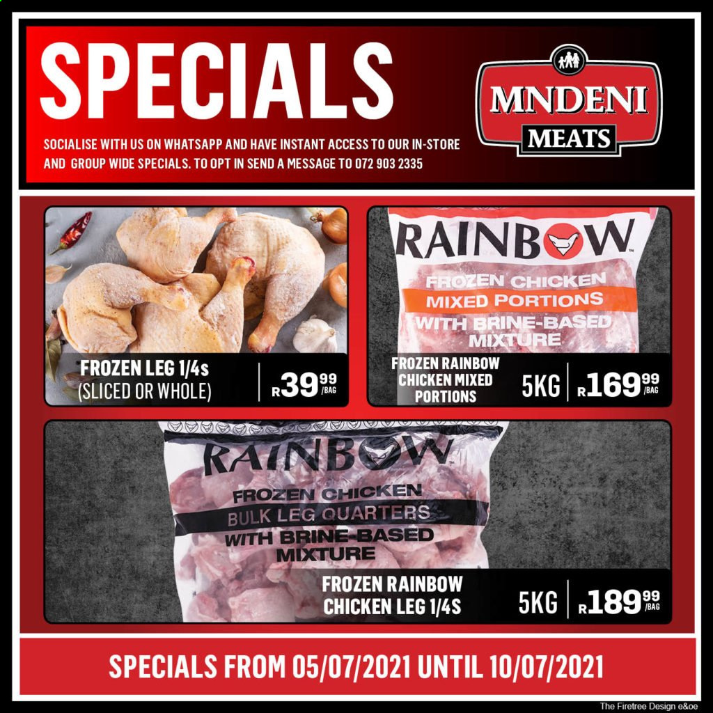 Mndeni Meats specials - 05/07/2021 - 10/07/2021. Page 1