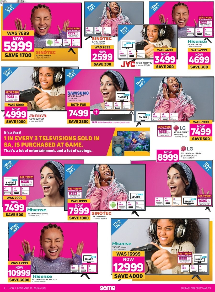Game specials - 07/07/2021 - 20/07/2021. Page 2