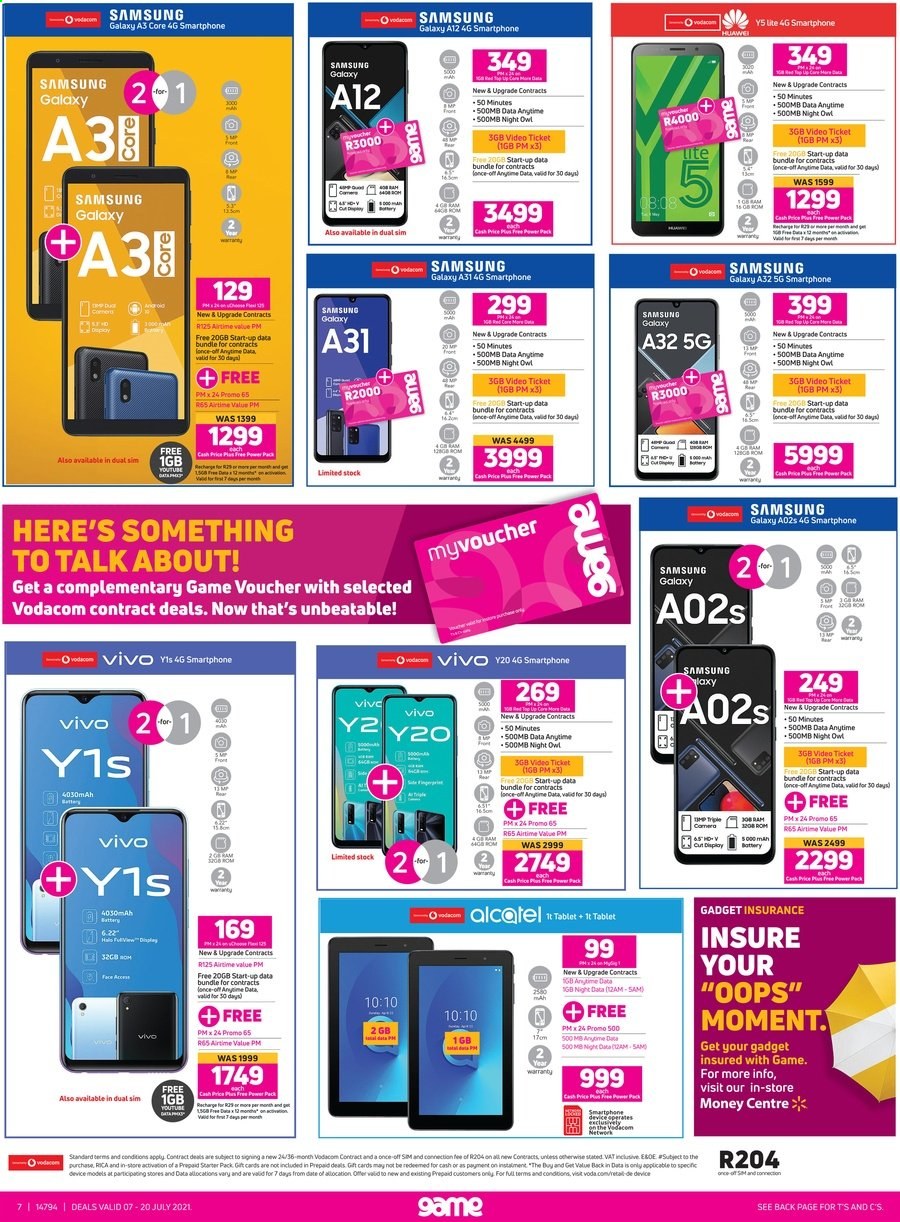 Game specials - 07/07/2021 - 20/07/2021. Page 7