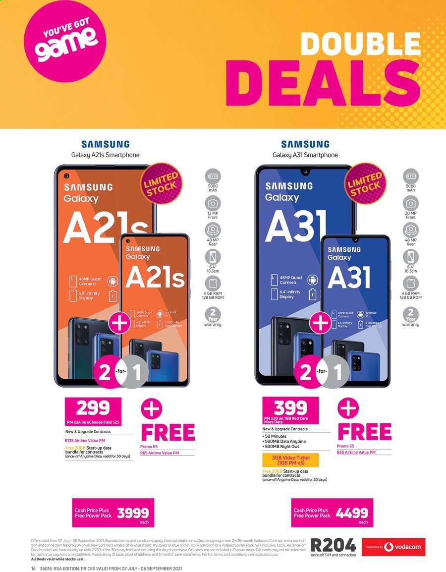 Game specials - 07/07/2021 - 06/09/2021. Page 14