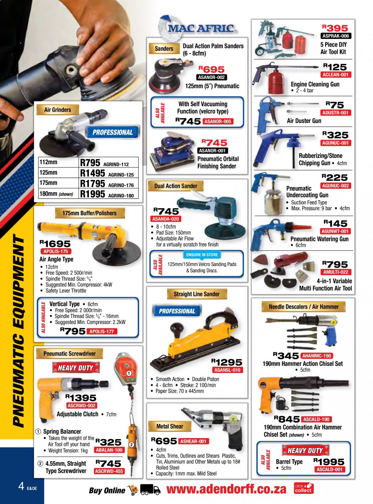 Adendorff Machinery Mart specials. Page 4
