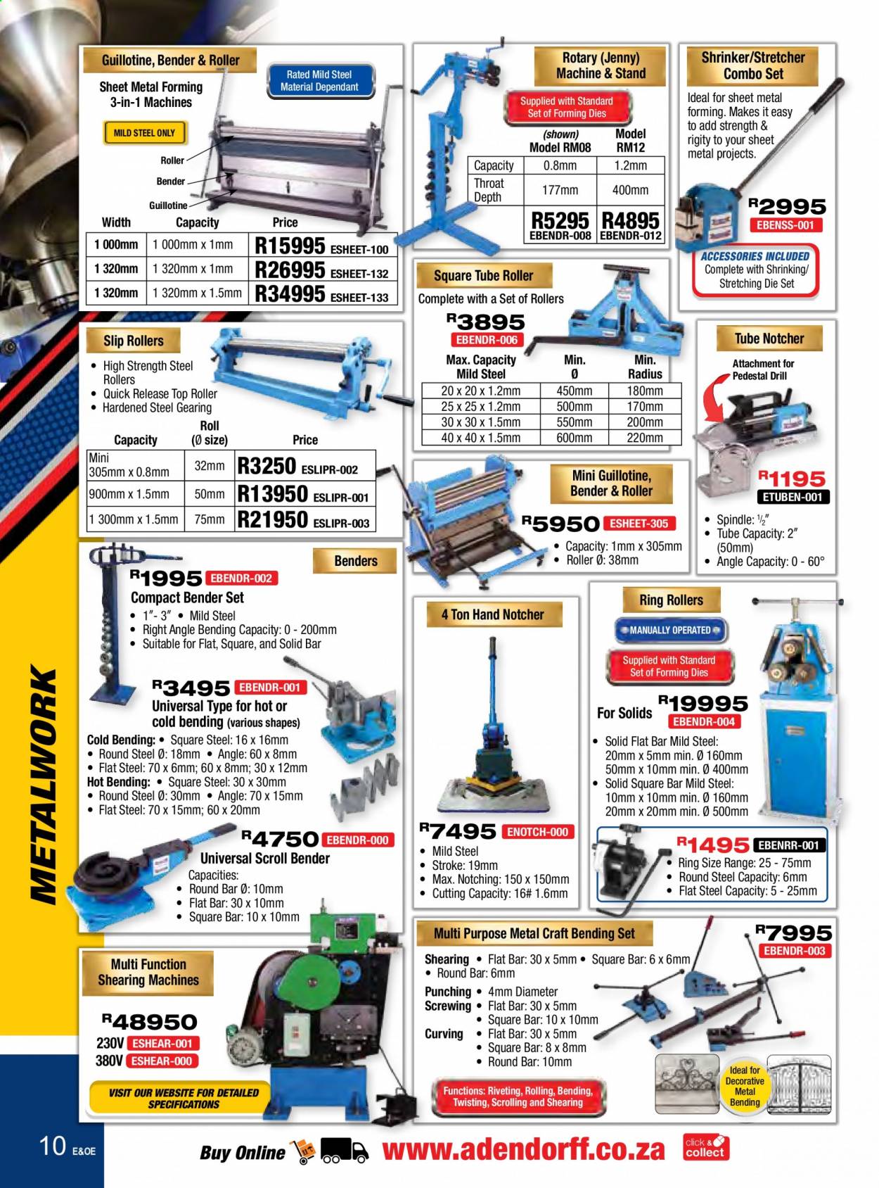 Adendorff Machinery Mart specials. Page 10